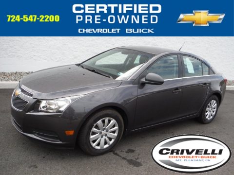 Taupe Gray Metallic Chevrolet Cruze LS.  Click to enlarge.