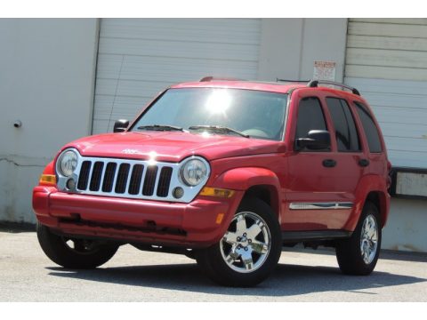 Flame Red Jeep Liberty Limited.  Click to enlarge.