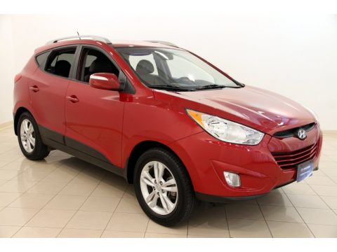 Garnet Red Hyundai Tucson GLS AWD.  Click to enlarge.