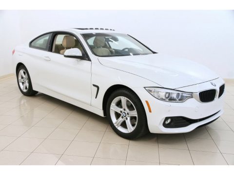 Alpine White BMW 4 Series 428i xDrive Coupe.  Click to enlarge.