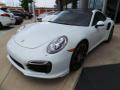 Front 3/4 View of 2015 Porsche 911 Turbo S Coupe #3