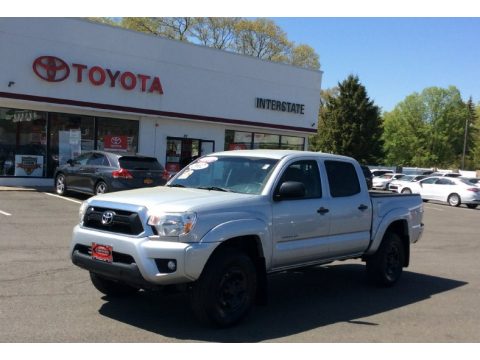 Silver Streak Mica Toyota Tacoma V6 SR5 Double Cab 4x4.  Click to enlarge.