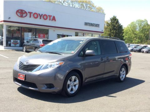 Predawn Gray Mica Toyota Sienna LE.  Click to enlarge.