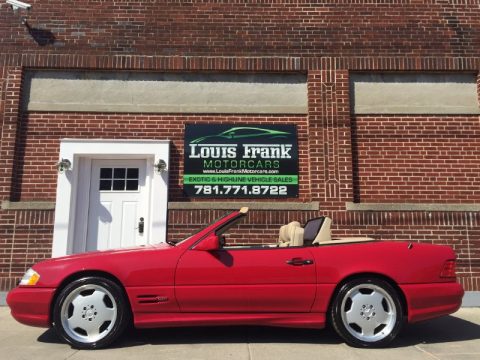 Imperial Red Mercedes-Benz SL 500 Roadster.  Click to enlarge.