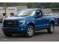 Front 3/4 View of 2015 Ford F150 XL Regular Cab 4x4 #1