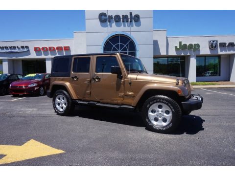 Copper Brown Pearl Jeep Wrangler Unlimited Sahara 4x4.  Click to enlarge.