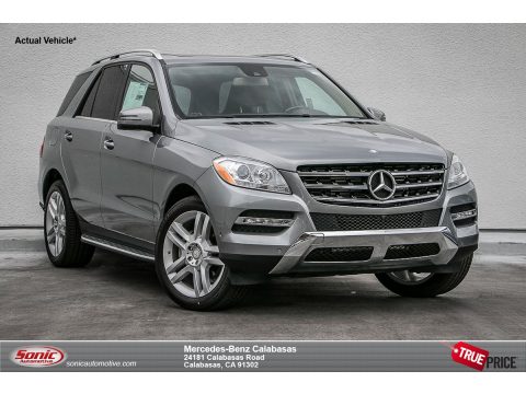 Paladium Silver Metallic Mercedes-Benz ML 250 BlueTEC 4Matic.  Click to enlarge.