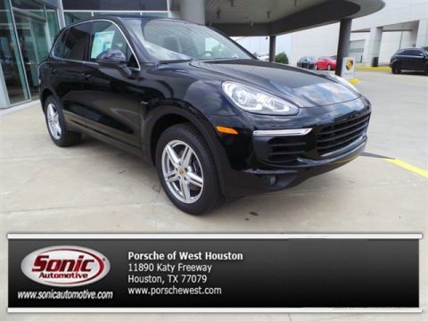 Black Porsche Cayenne Diesel.  Click to enlarge.
