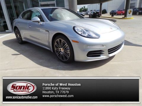 Rhodium Silver Metallic Porsche Panamera S.  Click to enlarge.
