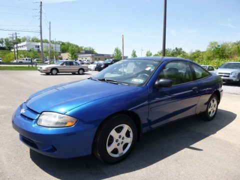 Arrival Blue Metallic Chevrolet Cavalier LS Coupe.  Click to enlarge.