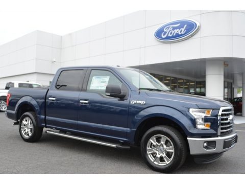 Blue Jeans Metallic Ford F150 XLT SuperCrew.  Click to enlarge.