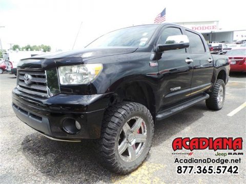 Black Toyota Tundra Limited CrewMax 4x4.  Click to enlarge.