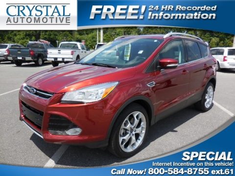 Ruby Red Ford Escape Titanium 2.0L EcoBoost.  Click to enlarge.