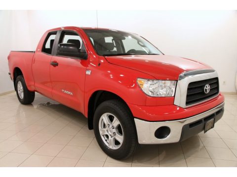 Radiant Red Toyota Tundra SR5 Double Cab 4x4.  Click to enlarge.