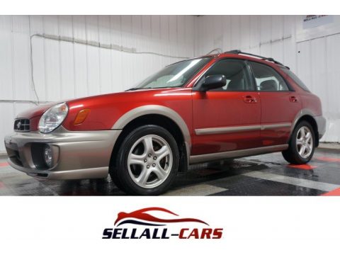 Sedona Red Pearl Subaru Impreza Outback Sport Wagon.  Click to enlarge.