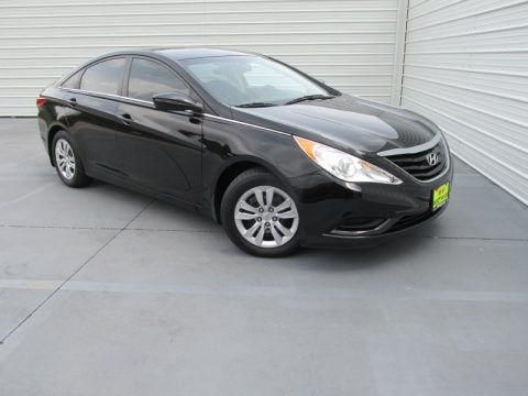 Midnight Black Hyundai Sonata GLS.  Click to enlarge.