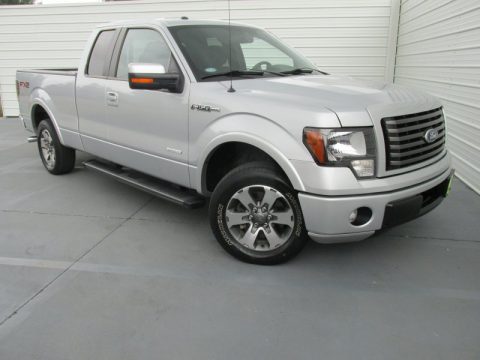 Ingot Silver Metallic Ford F150 FX2 SuperCab.  Click to enlarge.