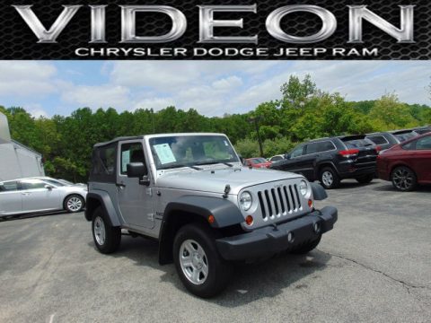 Bright Silver Metallic Jeep Wrangler Sport 4x4.  Click to enlarge.