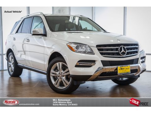 Polar White Mercedes-Benz ML 350 4Matic.  Click to enlarge.