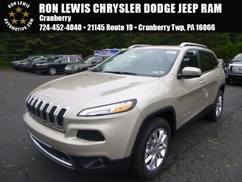Cashmere Pearl Jeep Cherokee Limited 4x4.  Click to enlarge.