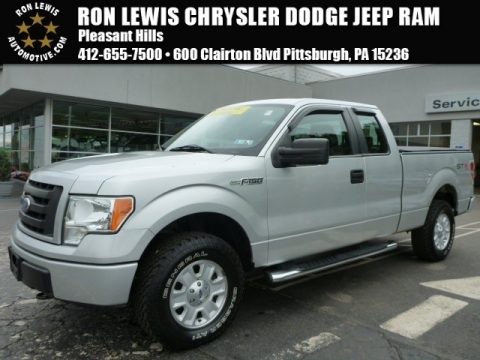 Brilliant Silver Metallic Ford F150 STX SuperCab 4x4.  Click to enlarge.