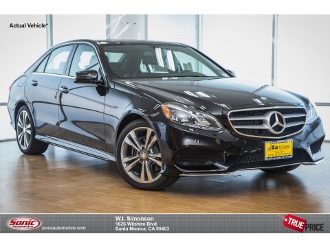 Black Mercedes-Benz E 350 Sedan.  Click to enlarge.