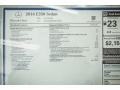  2016 Mercedes-Benz E 350 Sedan Window Sticker #11