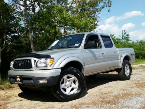 Lunar Mist Silver Metallic Toyota Tacoma V6 PreRunner Double Cab.  Click to enlarge.