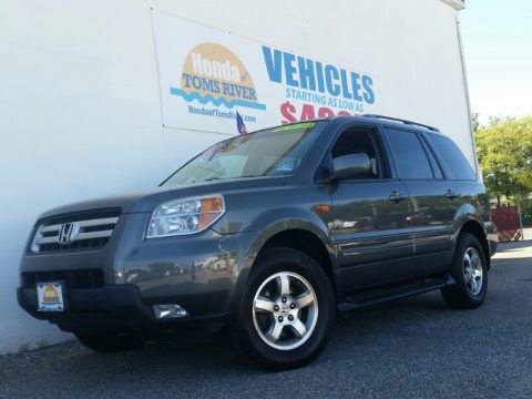 Nimbus Gray Metallic Honda Pilot EX-L 4WD.  Click to enlarge.
