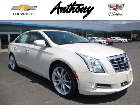 White Diamond Tricoat Cadillac XTS Premium AWD Sedan.  Click to enlarge.