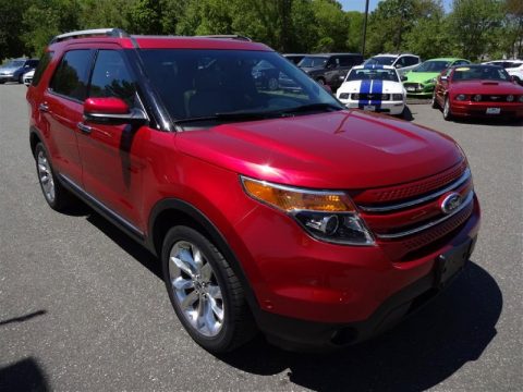 Red Candy Metallic Ford Explorer Limited 4WD.  Click to enlarge.