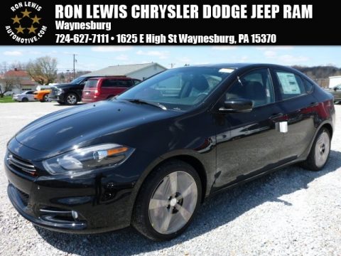 Pitch Black Dodge Dart GT.  Click to enlarge.