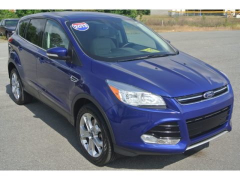 Deep Impact Blue Metallic Ford Escape SEL 2.0L EcoBoost.  Click to enlarge.