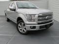 Front 3/4 View of 2015 Ford F150 Platinum SuperCrew #2