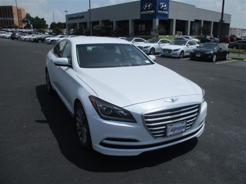 Casablanca White Hyundai Genesis 3.8 Sedan. Click to enlarge. Casablanca White Hyundai Genesis 3.8 Sedan. Click to enlarge.