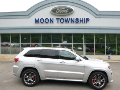Bright Silver Metallic Jeep Grand Cherokee SRT8 4x4.  Click to enlarge.