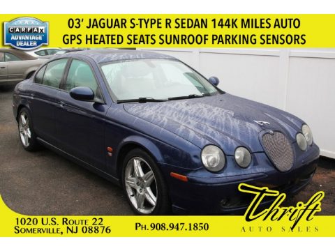 Pacific Blue Metallic Jaguar S-Type R.  Click to enlarge.