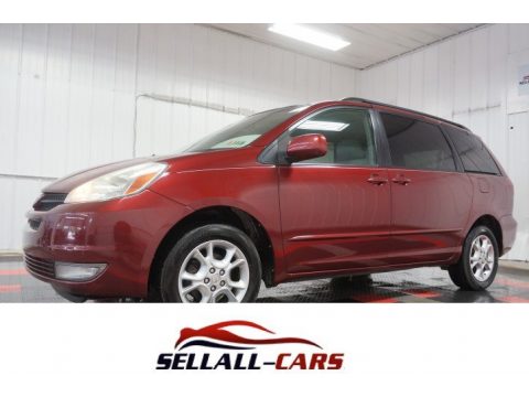 Salsa Red Pearl Toyota Sienna XLE Limited AWD.  Click to enlarge.
