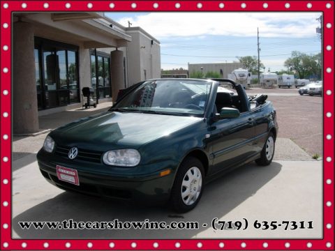 Bright Green Pearl Volkswagen Cabrio GLS.  Click to enlarge.