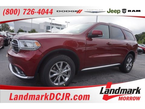 Deep Cherry Red Crystal Pearl Dodge Durango Limited.  Click to enlarge.