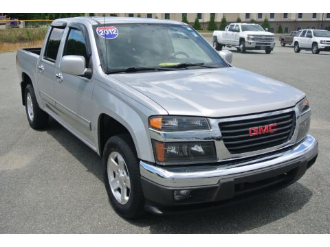 Pure Silver Metallic GMC Canyon SLE Crew Cab.  Click to enlarge.