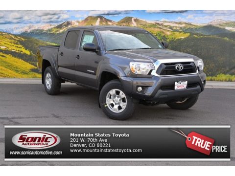 Magnetic Gray Metallic Toyota Tacoma V6 Double Cab 4x4.  Click to enlarge.