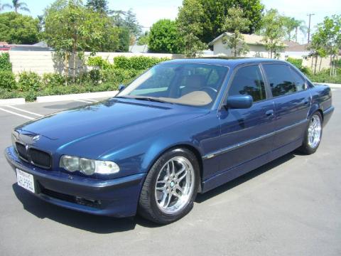 Biarritz Blue Metallic BMW 7 Series 740iL Sedan.  Click to enlarge.