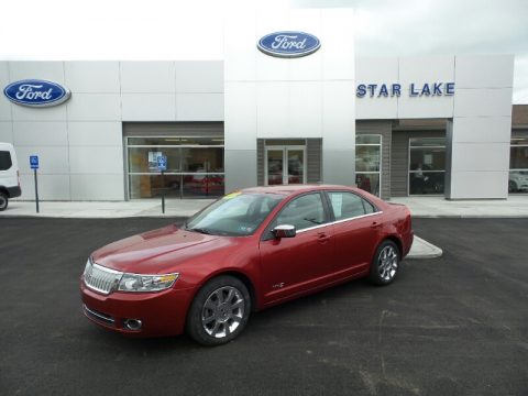 Vivid Red Metallic Lincoln MKZ Sedan.  Click to enlarge.