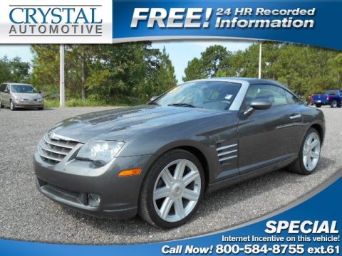 Machine Grey Chrysler Crossfire Limited Coupe.  Click to enlarge.