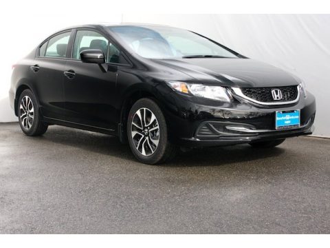 Crystal Black Pearl Honda Civic EX Sedan. Click to enlarge. Crystal Black Pearl Honda Civic EX Sedan. Click to enlarge.