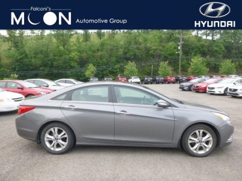 Harbor Gray Metallic Hyundai Sonata Limited.  Click to enlarge.