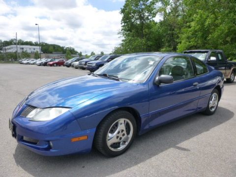 Electric Blue Metallic Pontiac Sunfire Coupe.  Click to enlarge.