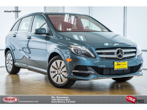 Universe Blue Metallic Mercedes-Benz B Electric Drive.  Click to enlarge.