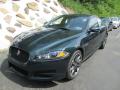Front 3/4 View of 2015 Jaguar XF 3.0 AWD #10